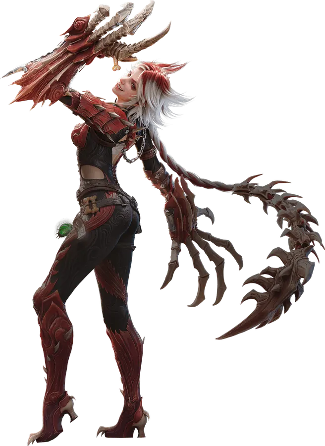 Keres, Disruptor Adventurer with the Dual Blades (official artwork)