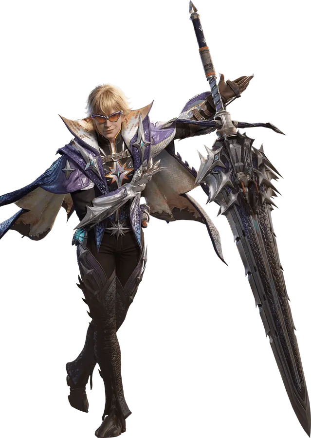 Luxheart, Disruptor Adventurer with the Great Sword (official artwork)