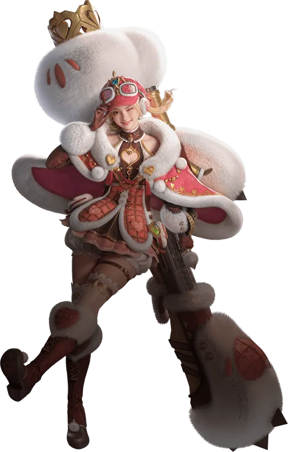 Pepper, Disruptor Adventurer with the Heavy Bowgun (official artwork)