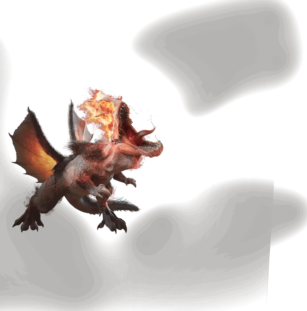 Radiant Anjanath in Monster Hunter Outlanders (official artwork)