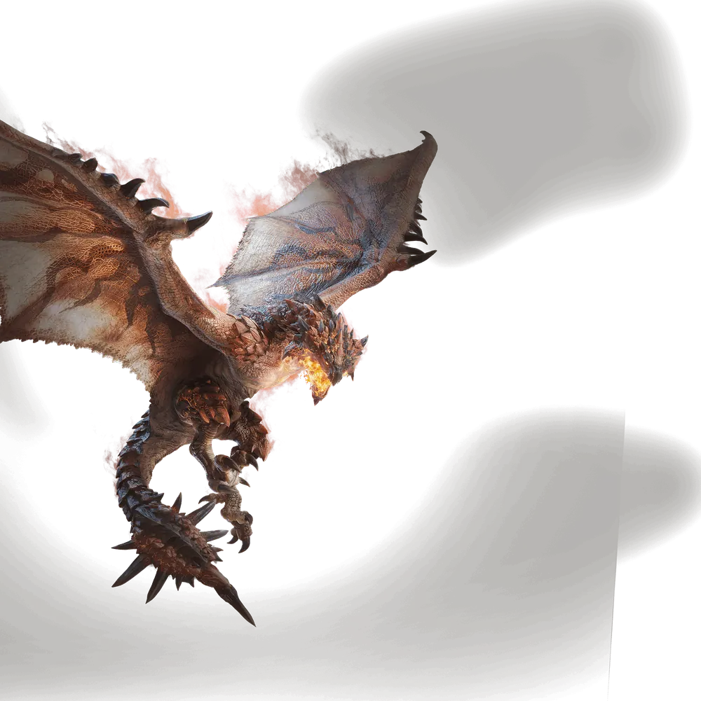 Radiant Rathalos in Monster Hunter Outlanders (official artwork)