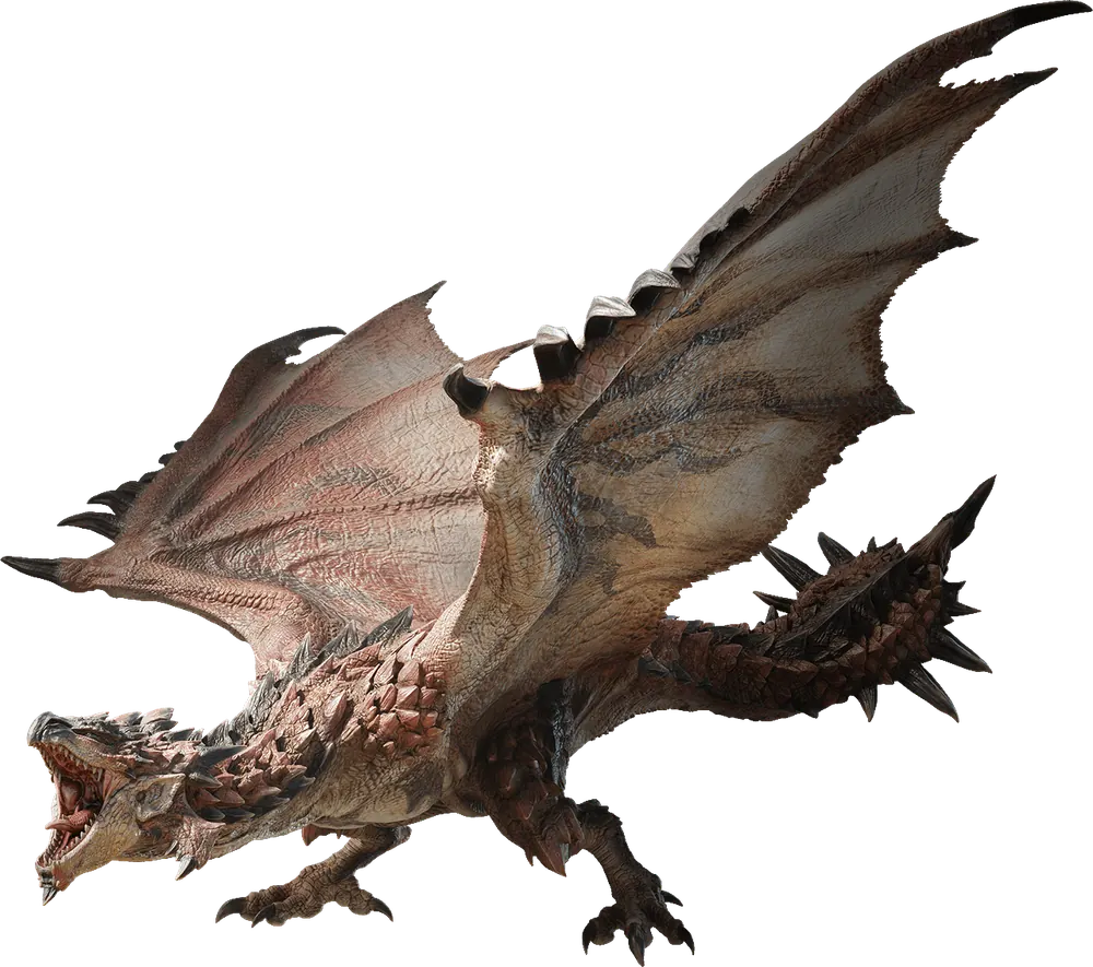 Rathalos in Monster Hunter Outlanders (official artwork)